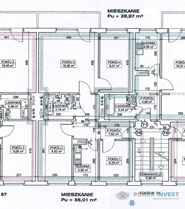 Mieszkanie czteropokojowe  na sprzedaż Kraków, Mistrzejowice, Mistrzejowice, os. Piastów  56m2 Foto 11