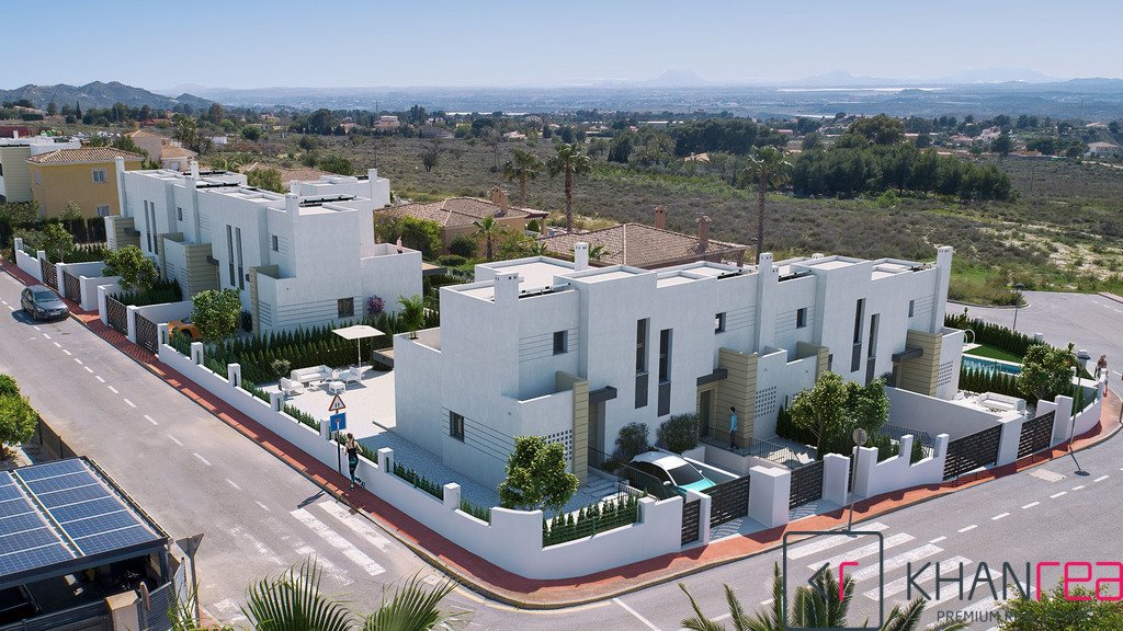 Urokliwa willa 90 m2 z widokiem na góry, basen i jacuzzi Hiszpania, Alicante  90m2 Foto 1