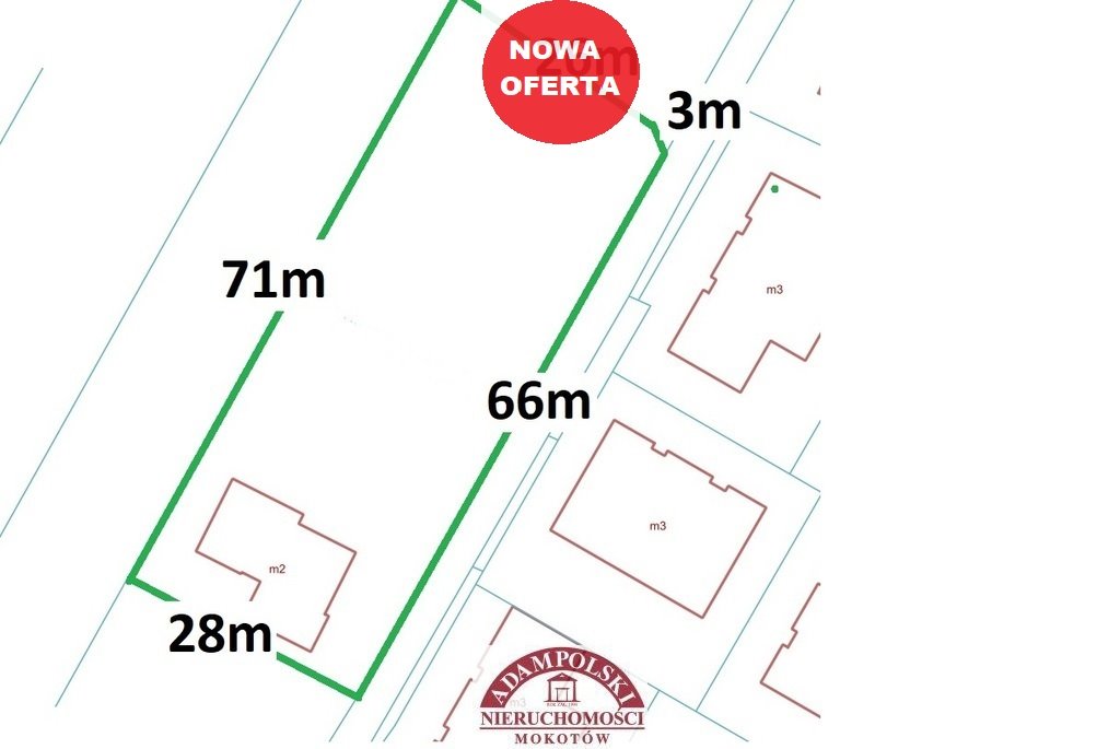 Działka pod zabudowę mieszkaniową w Ursusie, 1927 m² Warszawa, Ursus, Skorosze  1 927m2 Foto 1
