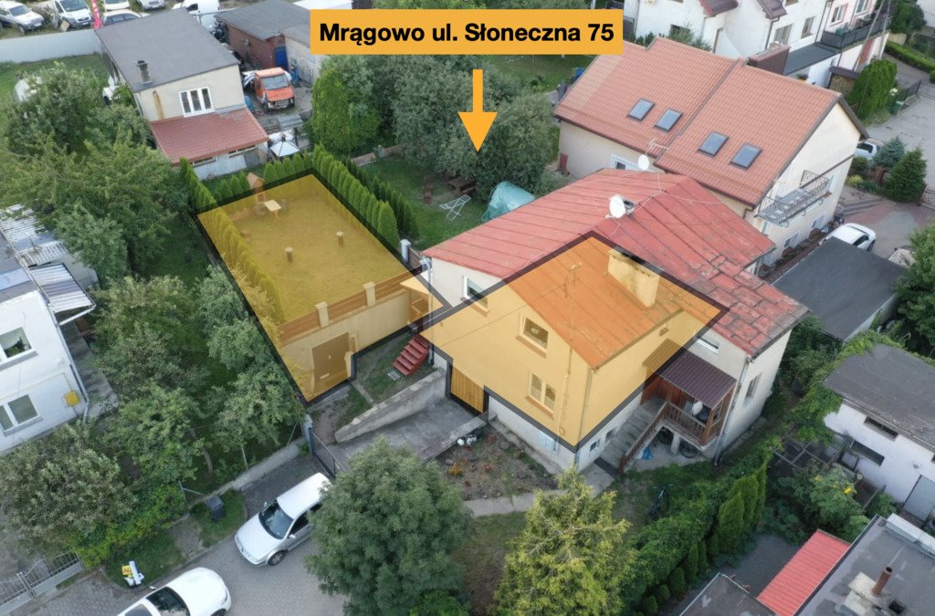 Lokal użytkowy 82 m2 z tarasem i garażem w Mrągowie Mrągowo, Słoneczna  82m2 Foto 1