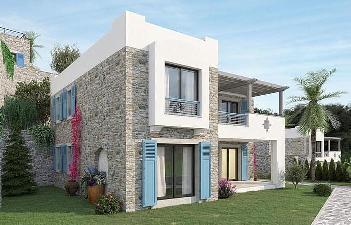 Widok na morze i przyrodę w Gümüşlük – apartament 135 m² Turcja, Gümüşlük, Gümüşlük, Bodrum, Muğla  135m2 Foto 1
