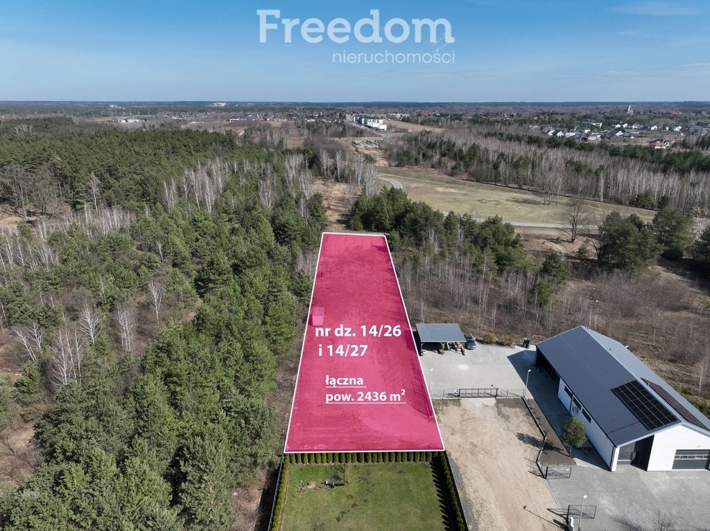 Zapraszam do zakupu działki 2433 m² z mediami i planem usługowym Łajski  2 433m2 Foto 1