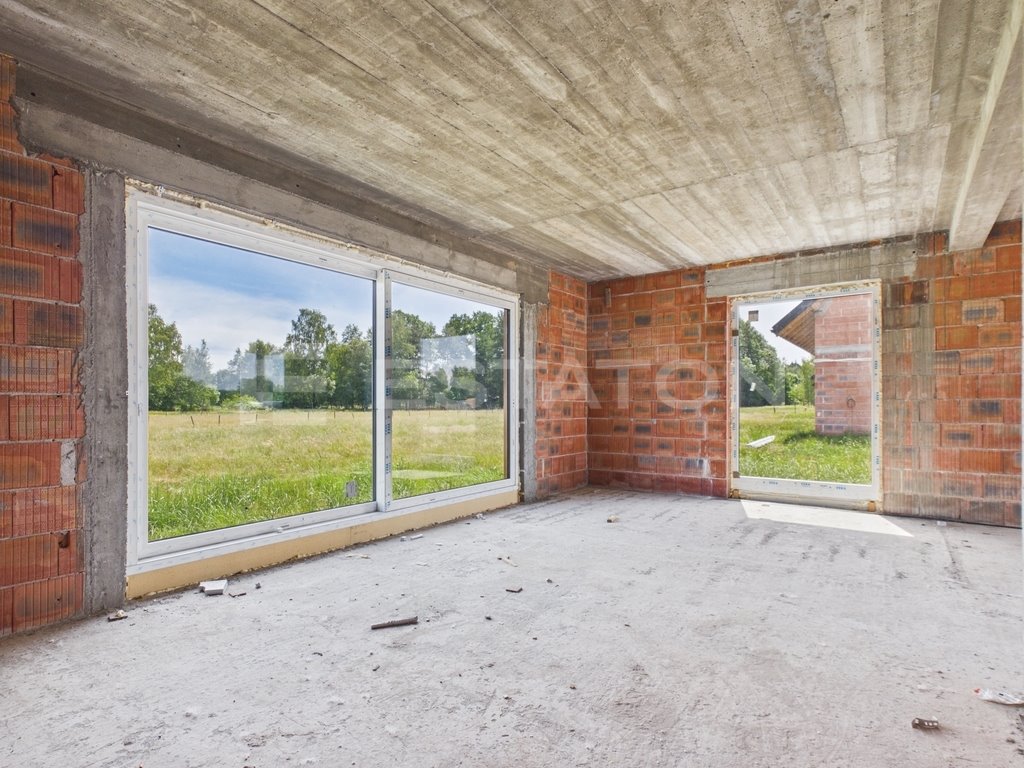 Nowoczesny dom w stanie surowym zamkniętym, 160 m², garaż Bratkowice  160m2 Foto 1