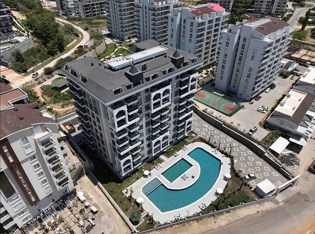 Nowoczesne 58 m² z basenami i udogodnieniami w Alanyi Turcja, Avsallar, Avsallar, Alanya, Antalya  58m2 Foto 1