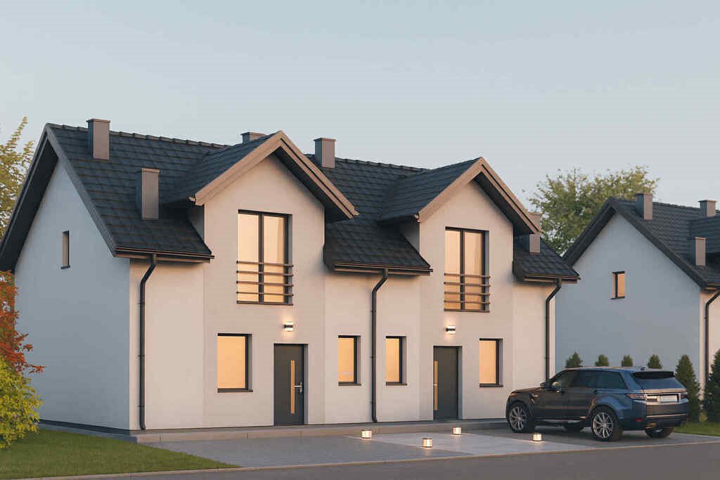 Dom bliźniak z garażem, 4 pokoje, ogrzewanie podłogowe Rzeszów, Miejska  83m2 Foto 1