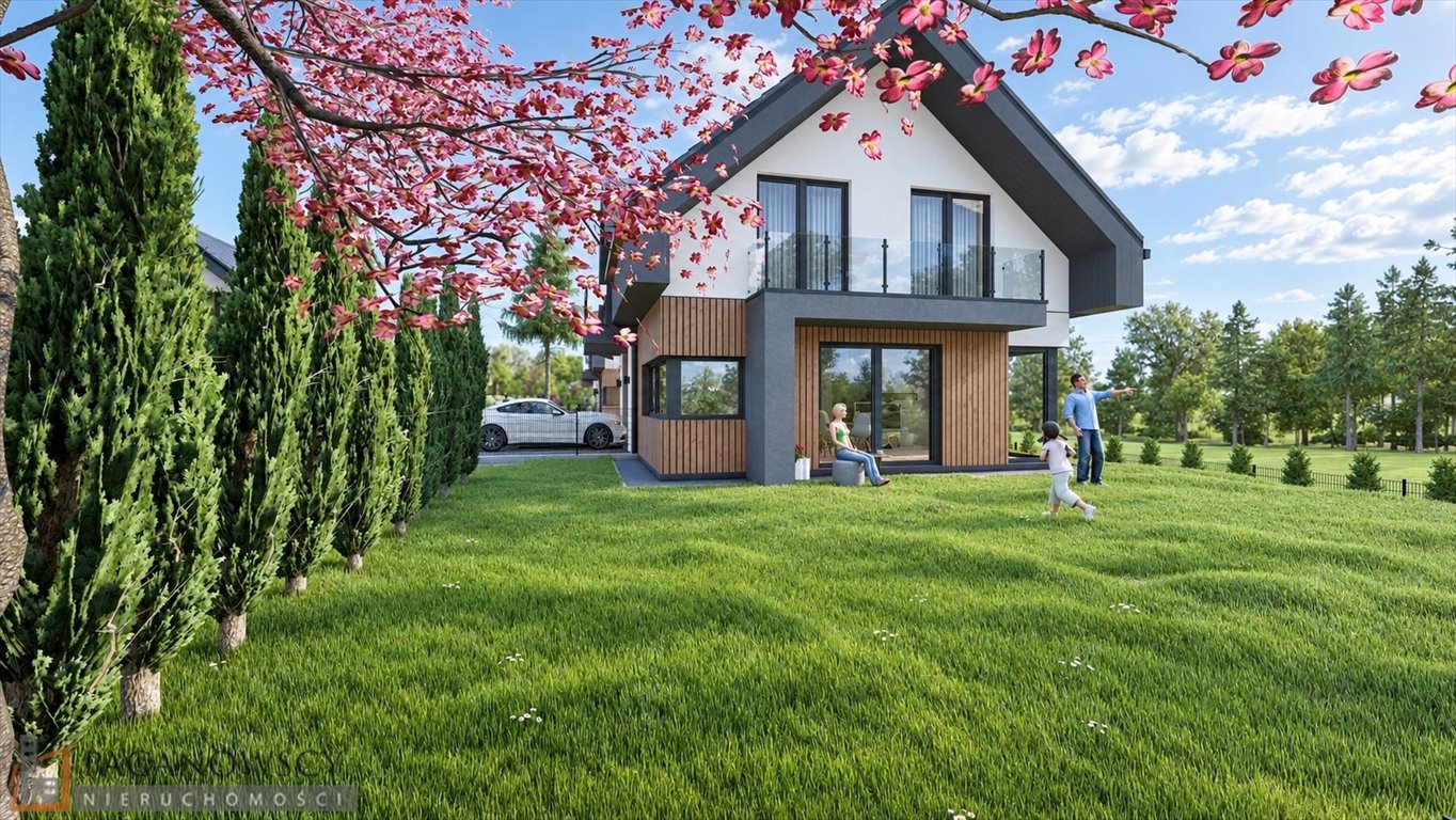 Dom jednorodzinny 142 m² - nowoczesny, z garażem i balkonami: Bibice