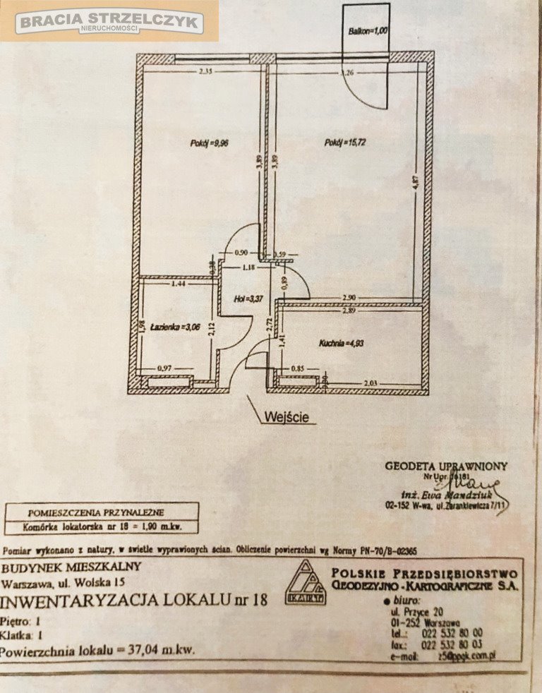 Mieszkanie dwupokojowe na sprzedaż Warszawa, Wola, Wolska  37m2 Foto 10