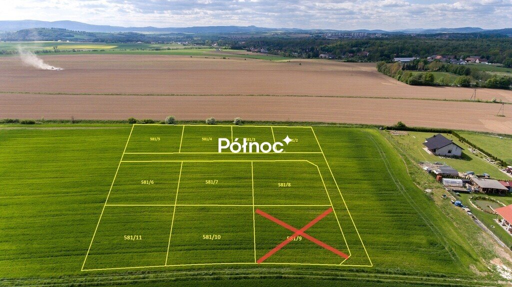Działki budowlane z widokiem na góry w Jaszkowej Dolnej Jaszkowa Dolna  1 063m2 Foto 1
