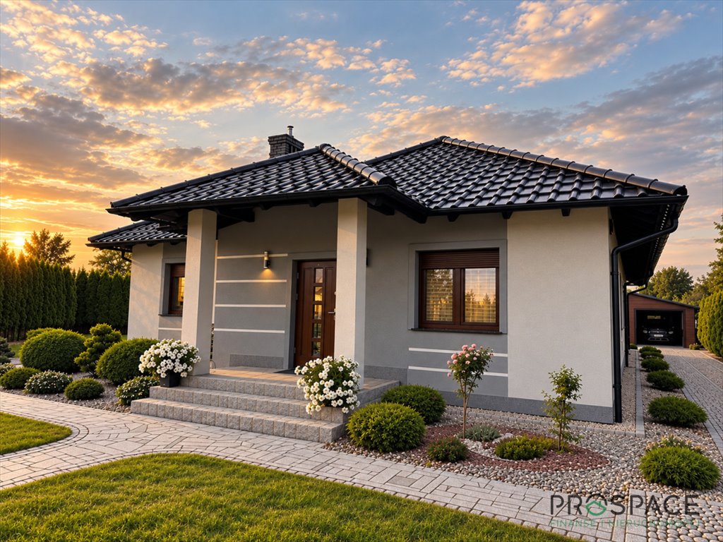Do sprzedania nowoczesny dom 136 m² na dużej działce 1116 m² Brzezie k. Sulechowa  136m2 Foto 1