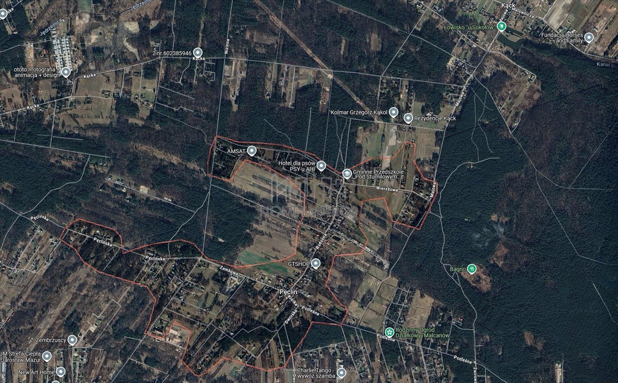 Działka budowlana na sprzedaż Pęclin  1 508m2 Foto 1