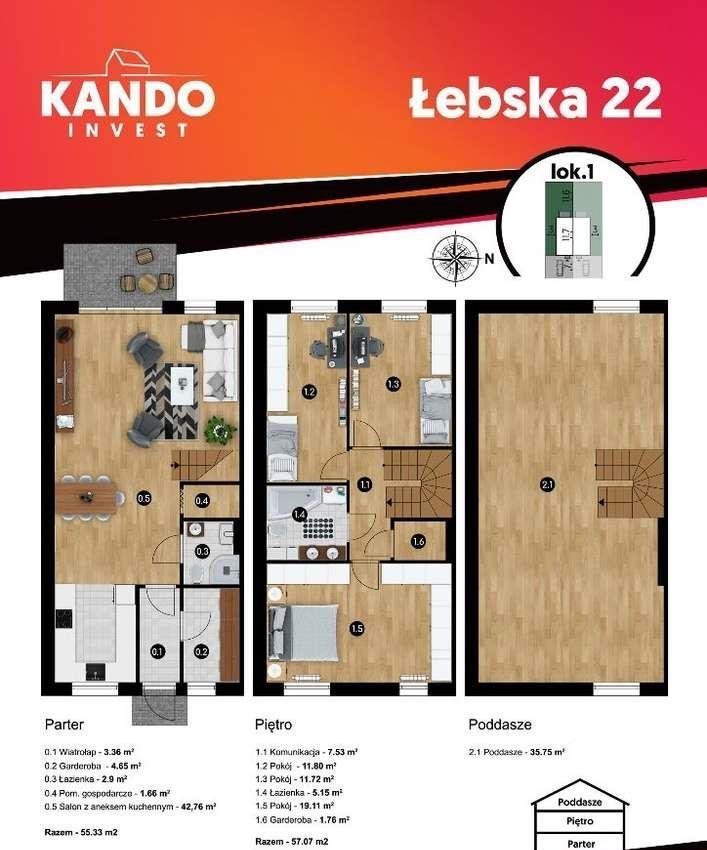 Dom na sprzedaż Poznań, Jeżyce, Smochowice, Łebska 22  148m2 Foto 11