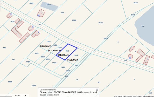 Działka budowlana na sprzedaż Boczki Domaradzkie  1 068m2 Foto 3