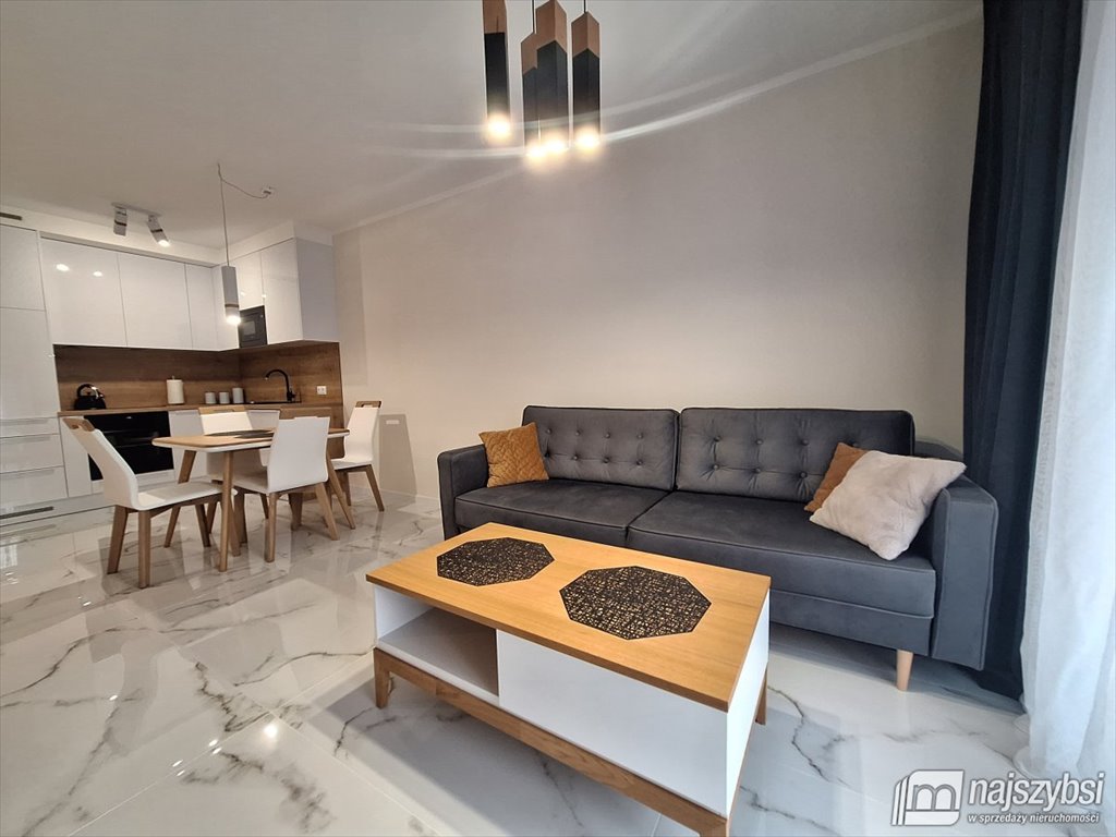 Polecam nowoczesne 2-pokojowe mieszkanie 40,76 m² z tarasem w Kołobrzegu Kołobrzeg  41m2 Foto 1