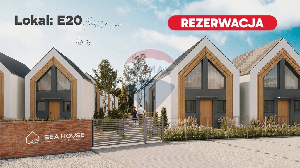 Nowoczesny dom nad Bałtykiem, 150 m od plaży, w pełni wykończony Wicie, Bosmańska  50m2 Foto 1