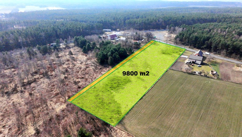 Działka inwestycyjna 9800 m² przy DK94 – idealna pod magazyny i logistykę Wykroty  9 800m2 Foto 1