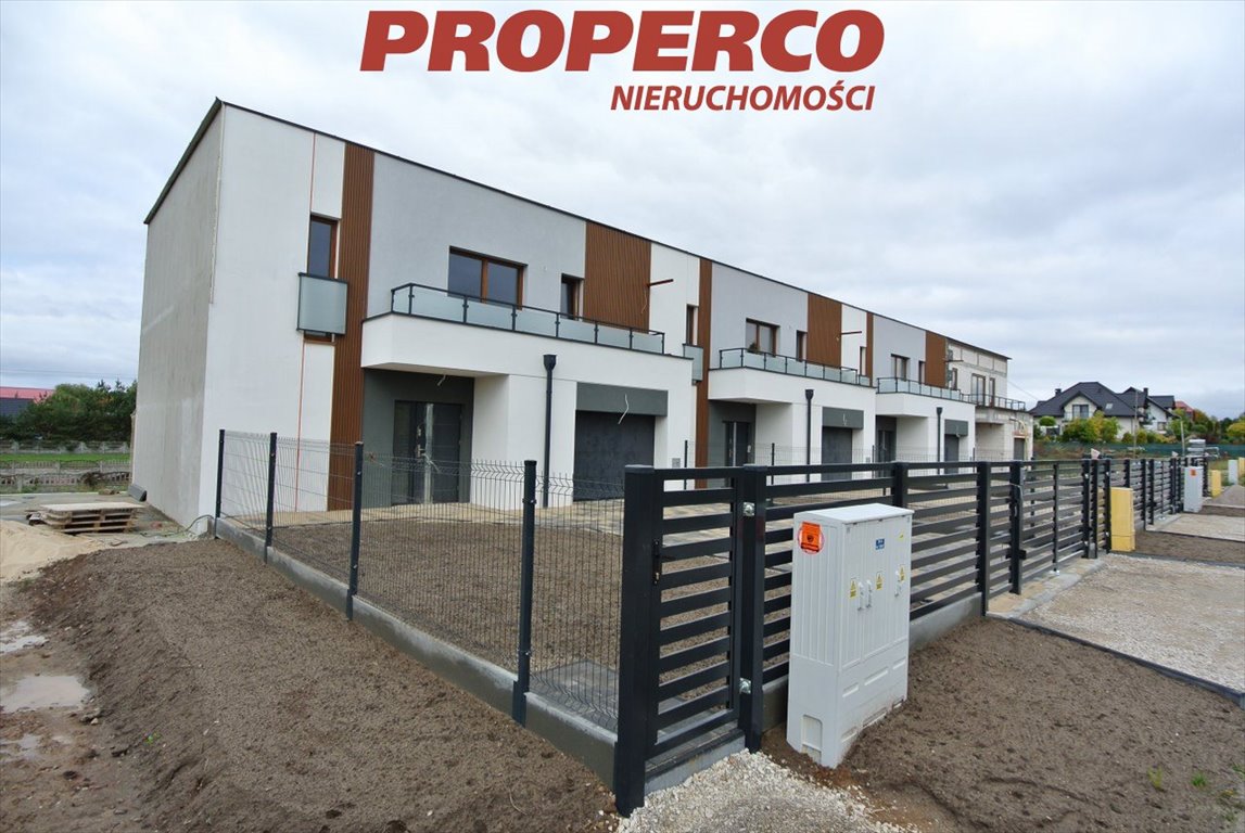 Nowoczesny dom szeregowy 144 m² z garażem i ogrzewaniem podłogowym Bilcza  144m2 Foto 1