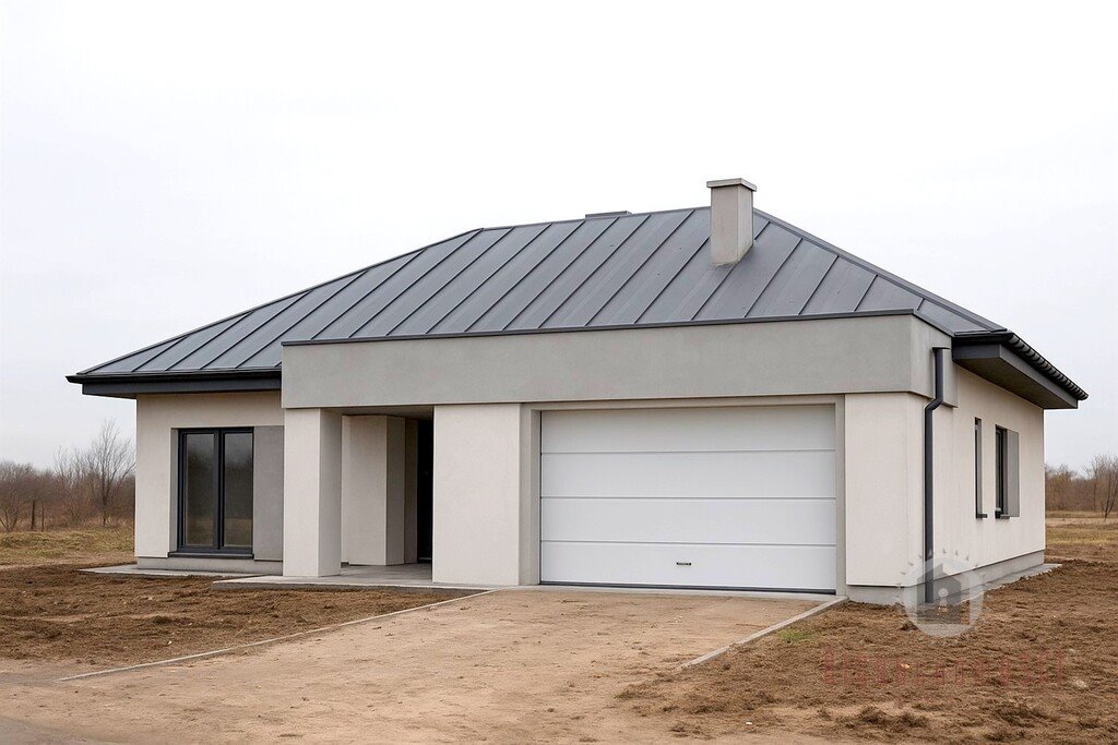 Nowoczesny dom w trakcie budowy z garażem i dużą działką Gorzów Wielkopolski, Zieleniec  130m2 Foto 1