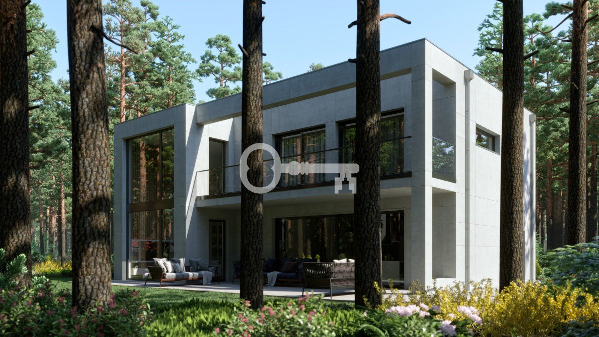Nowoczesna willa w lesie, 4 000 m² działki, 6 pokoi Marynin, Siedliskowa  292m2 Foto 1