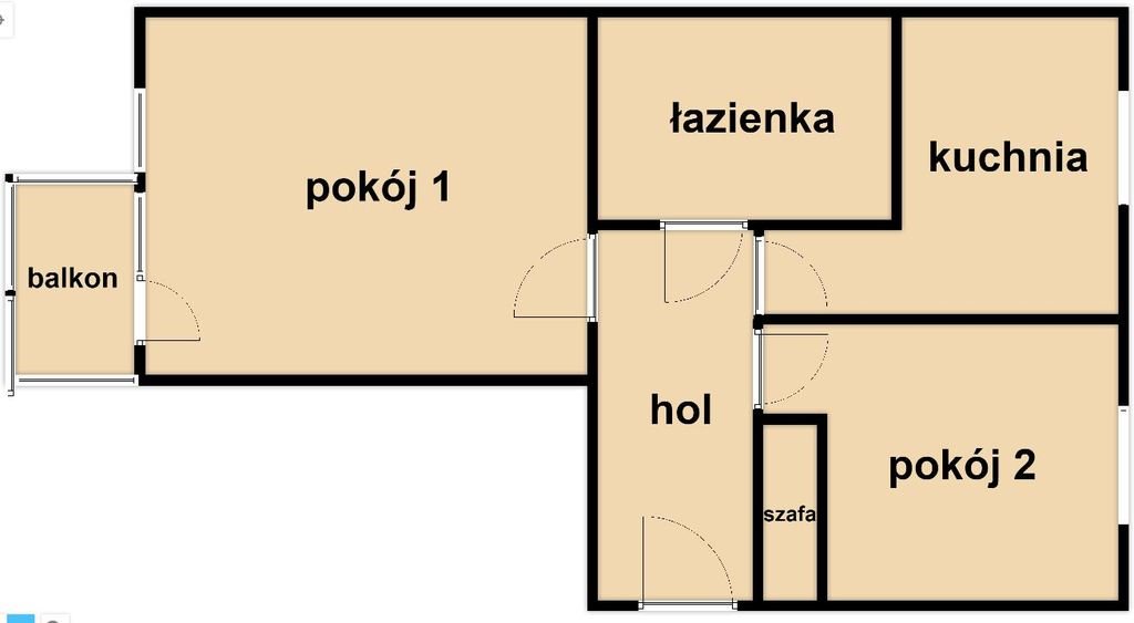 Mieszkanie dwupokojowe na wynajem Kraków, Krowodrza, Racławicka  45m2 Foto 6