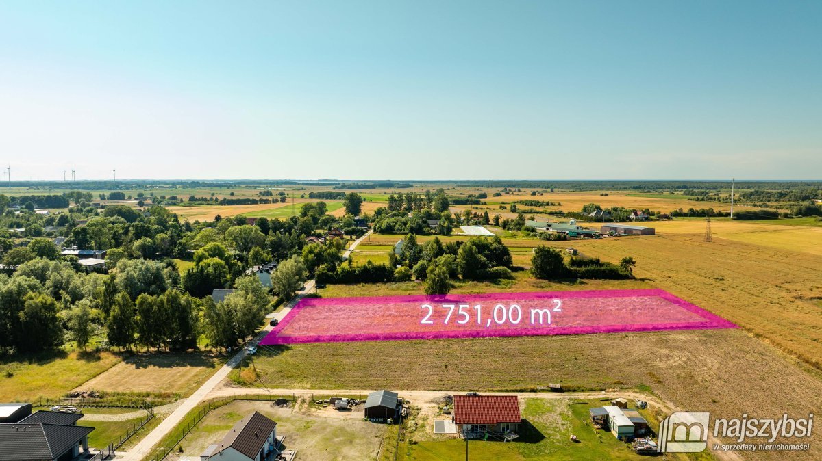 Działka 2751 m² z mediami - pod zabudowę jednorodzinną STARY BOREK, pod miastem  2 751m2 Foto 1