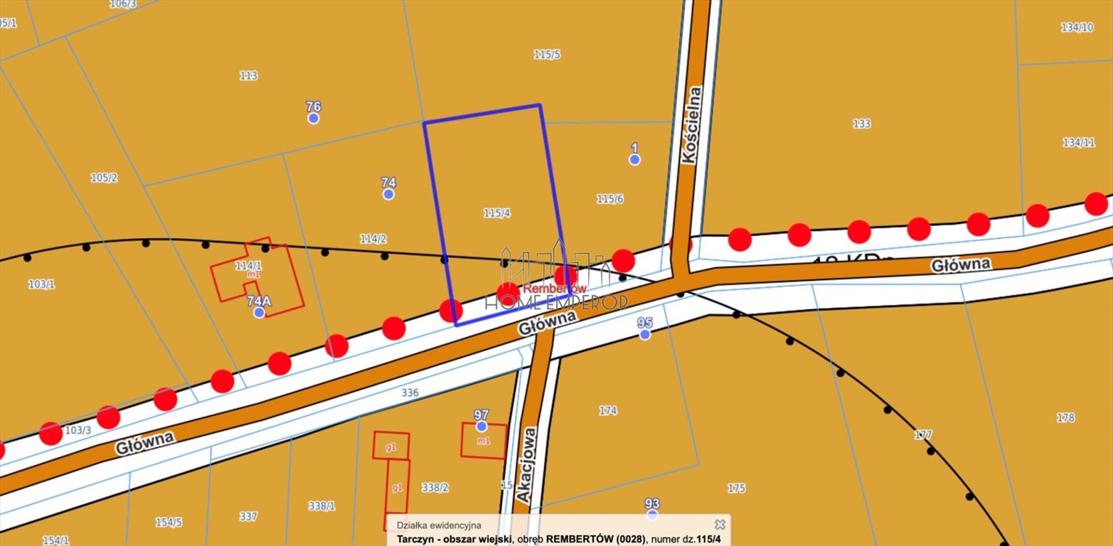 Działka budowlana na sprzedaż Rembertów, Główna  1 477m2 Foto 1