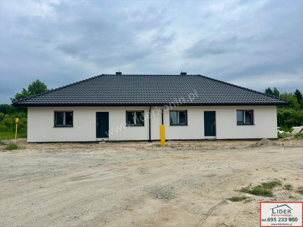 Do sprzedania komfortowy dom bliźniak z ogrodem 83 m² w Koninie Konin, Okólna  83m2 Foto 1