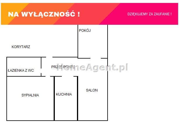 Mieszkanie trzypokojowe na sprzedaż KATOWICE, ZAWODZIE  48m2 Foto 20