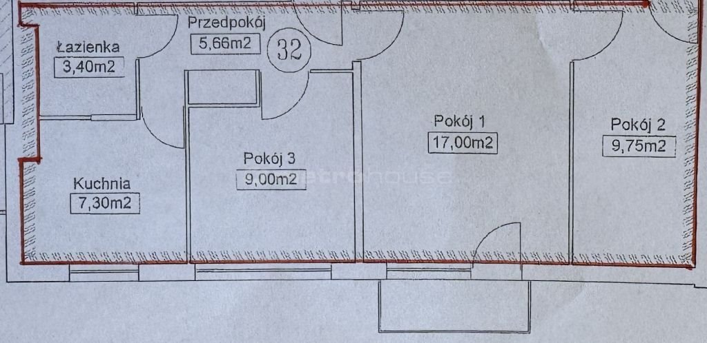 Mieszkanie trzypokojowe na sprzedaż Knurów, Stefana Batorego  52m2 Foto 13