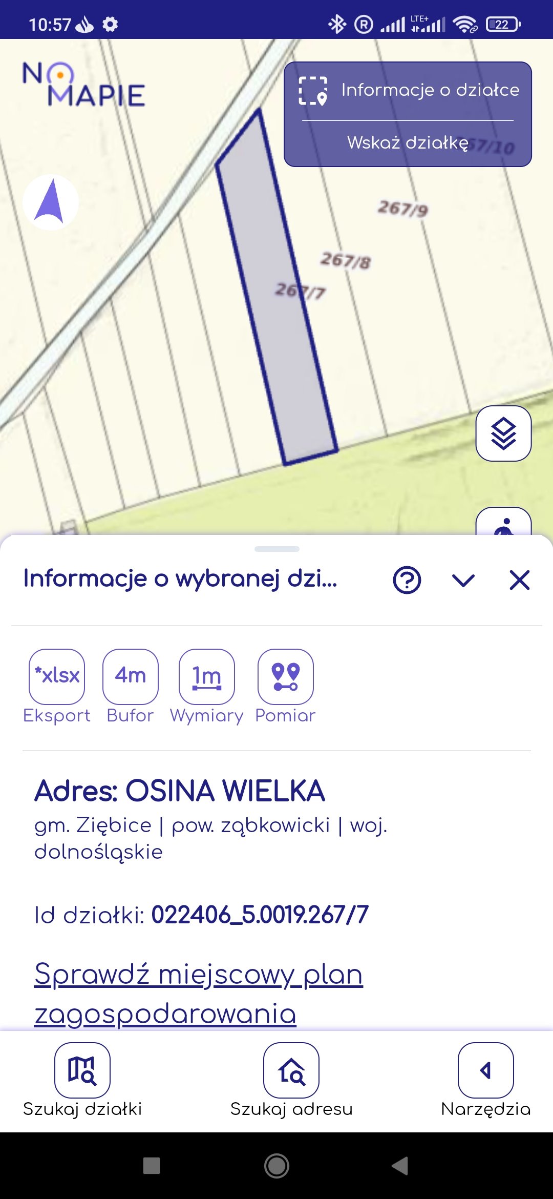 Działka rolna na sprzedaż Osina Wielka, obręb Osina Wielka działka numer 267/7  3 400m2 Foto 1