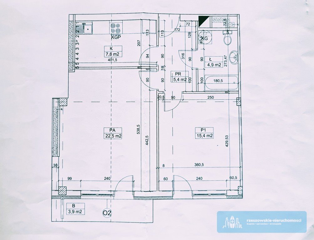 Mieszkanie dwupokojowe na sprzedaż Rzeszów, Lubelska  55m2 Foto 17