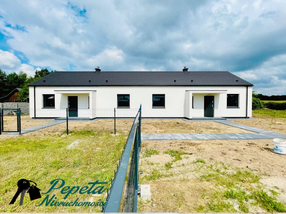 Nowoczesny dom bliźniak z 4 pokojami, 64,61 m2 Powidz, Powidz, Kosewo  65m2 Foto 1