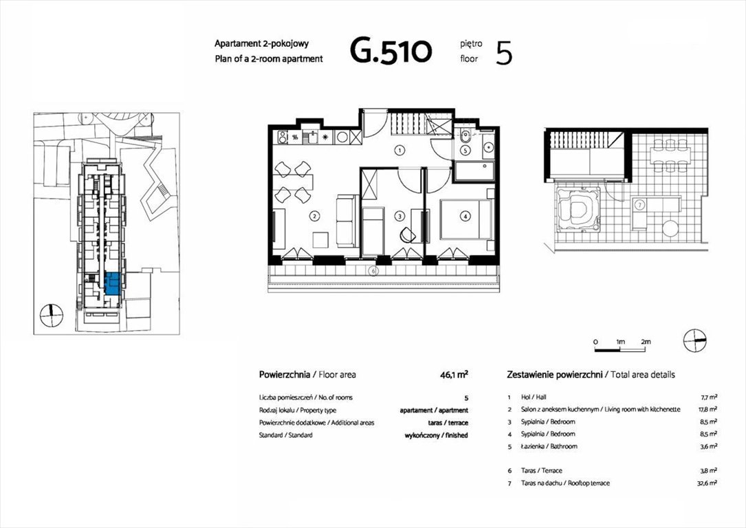 Mieszkanie trzypokojowe na sprzedaż Świnoujście, Uzdrowiskowa  50m2 Foto 3