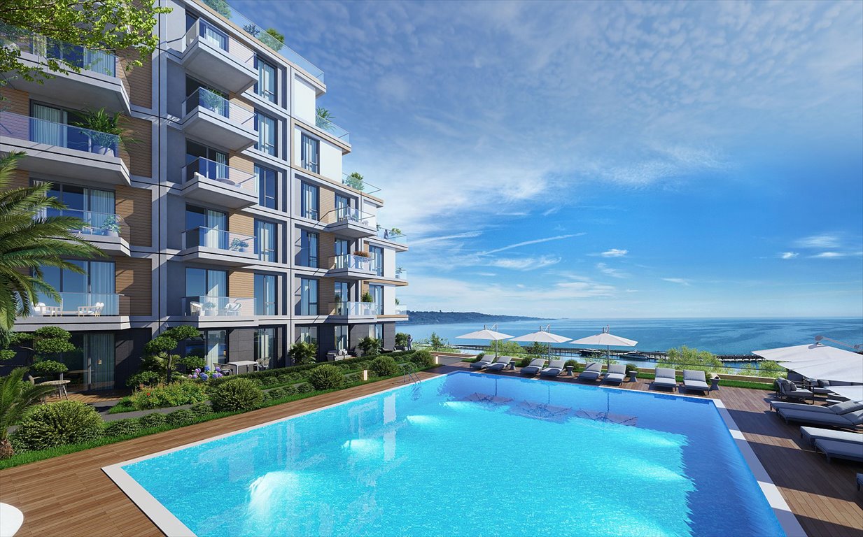 Luksusowy apartament z widokiem na morze i basenem Turcja, Stambuł, Fatih, Büyükçekmece, Stambuł  174m2 Foto 1