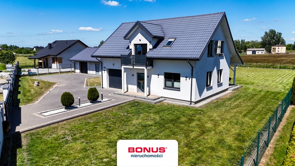Nowoczesny dom 152m2 z garażem i ogrodem w Łęce Łęka  153m2 Foto 1