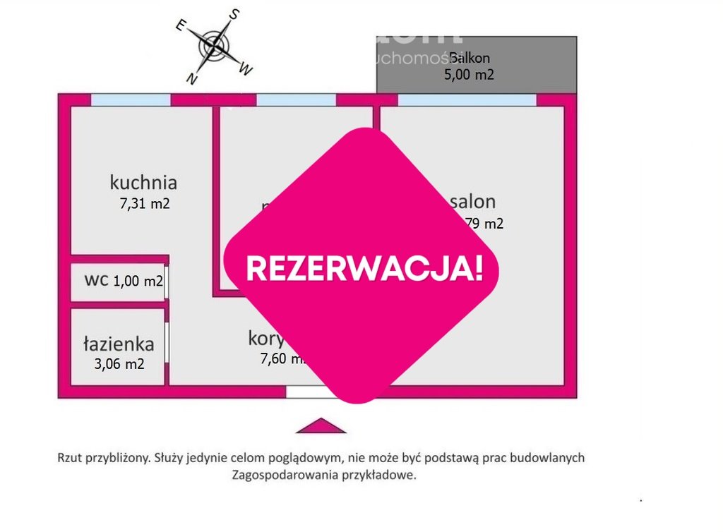 Mieszkanie dwupokojowe na sprzedaż Kołobrzeg, Budowlana  50m2 Foto 8