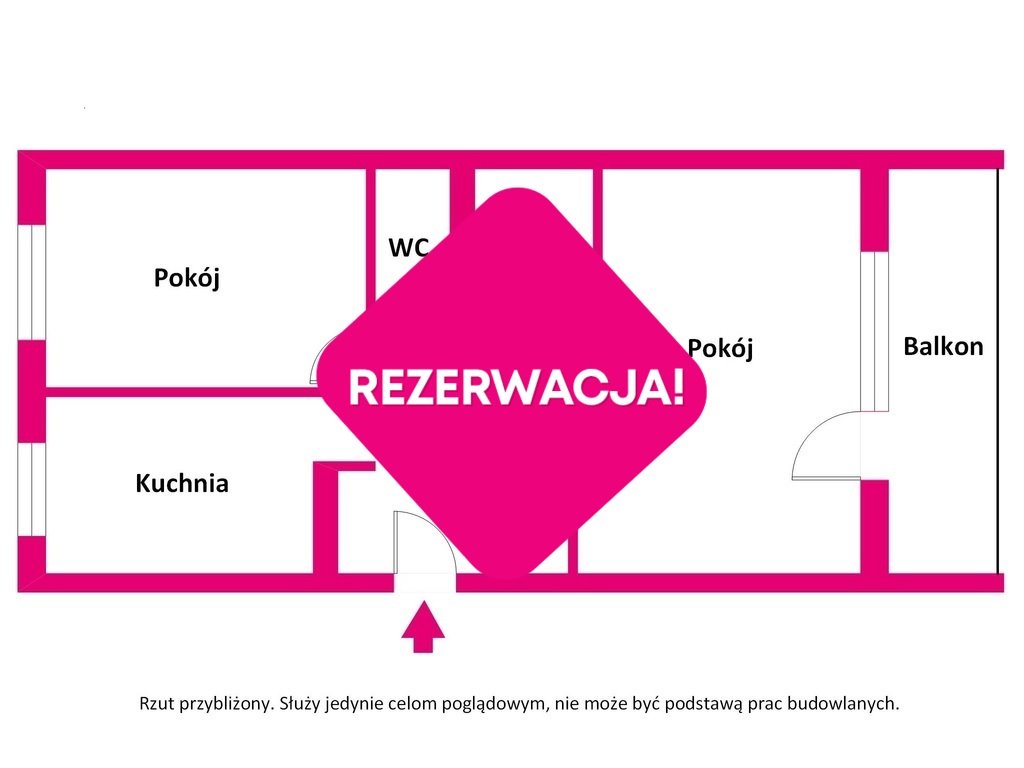 Mieszkanie dwupokojowe na sprzedaż Pisz, Konstantego I. Gałczyńskiego  52m2 Foto 5