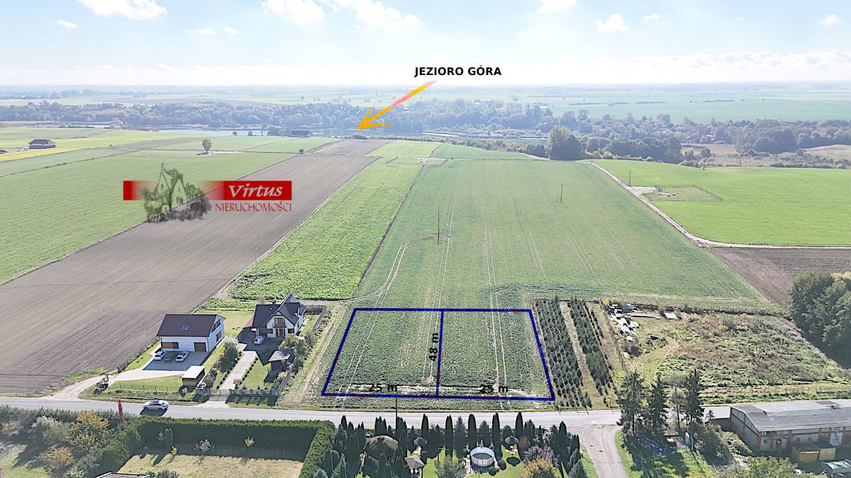 Polecam dwie działki 1216 m² w Promienku nad jeziorami Promienko  1 216m2 Foto 1