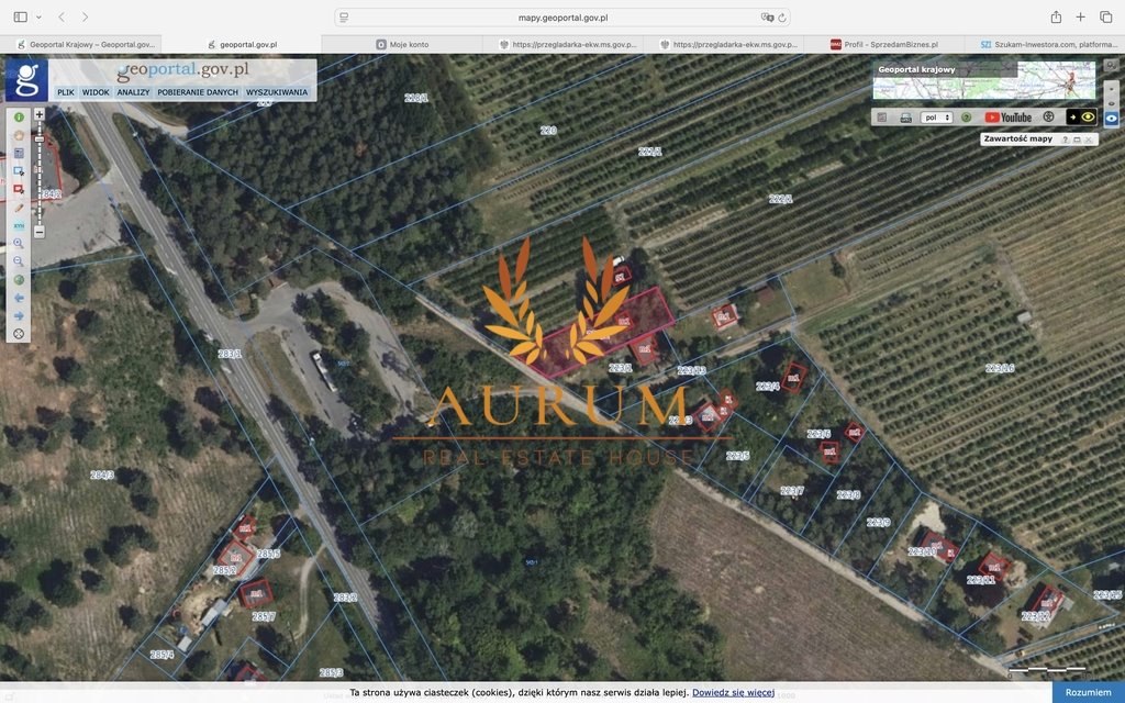 Działka budowlana 878 m² w Potycz, spokój i blisko natury Potycz  878m2 Foto 1