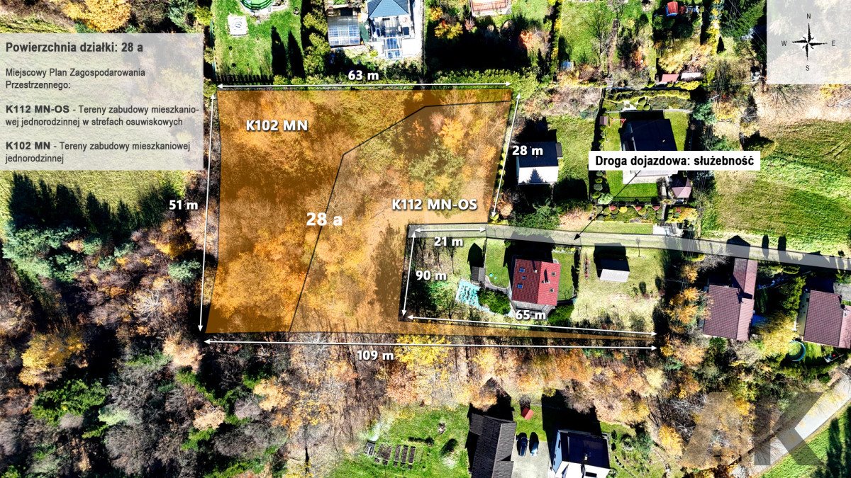 Działka 2800 m² pod dom lub inwestycję w Tropie Tropie  2 800m2 Foto 1