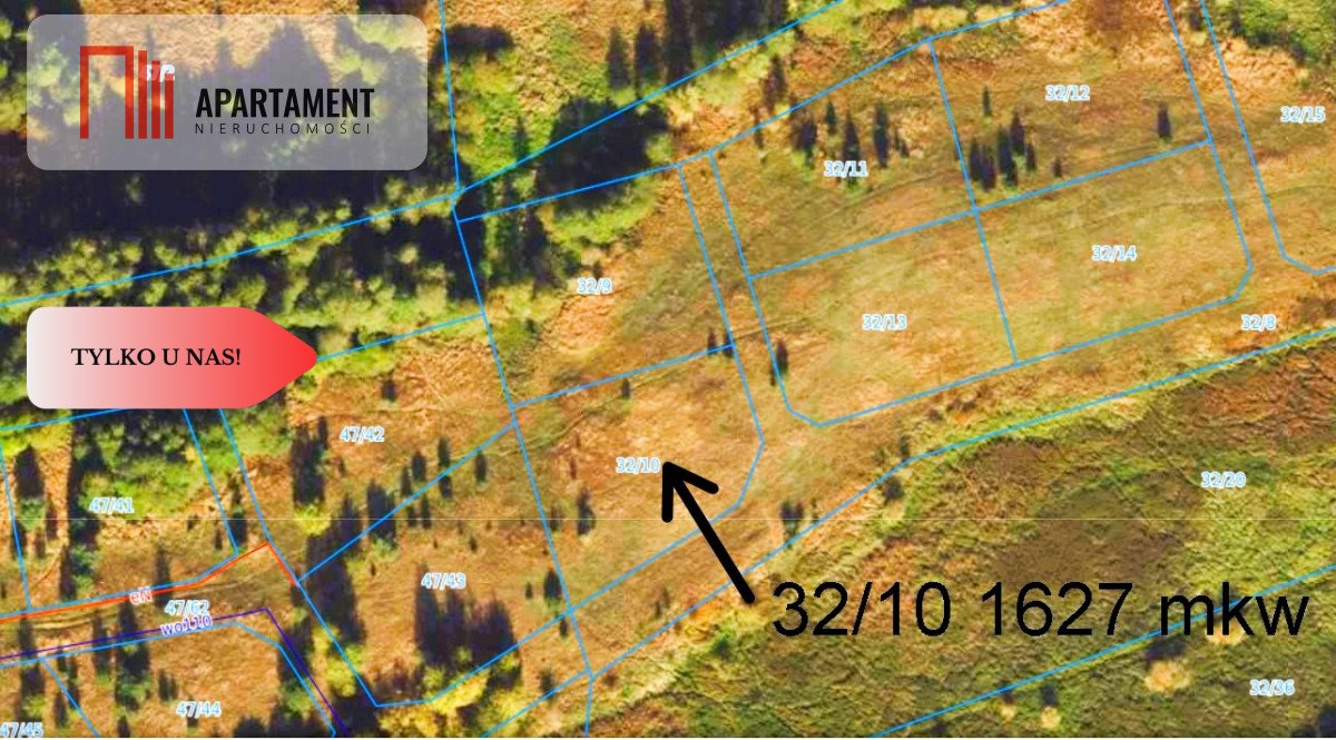 Działki budowlane w Trzemietowie blisko jeziora, warunki zabudowy Trzemiętowo  1 599m2 Foto 1