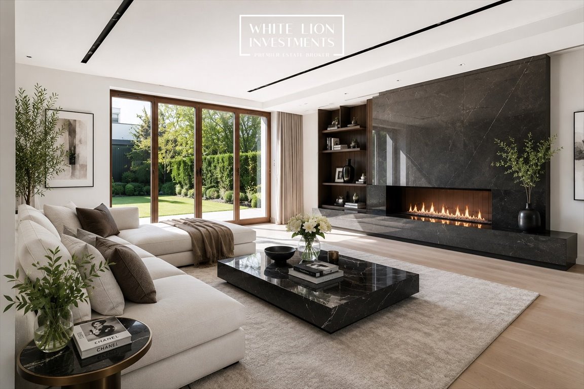 Na sprzedaż luksusowa rezydencja 297 m² z ogrodem i tarasami Warszawa, Mokotów, Ukryta  298m2 Foto 1