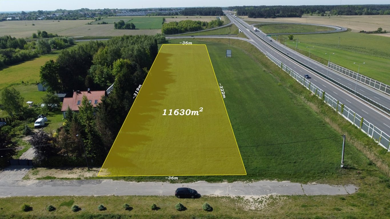 Do sprzedania duża działka 11 630 m² w Wierzbicy Wierzbica  11 576m2 Foto 1