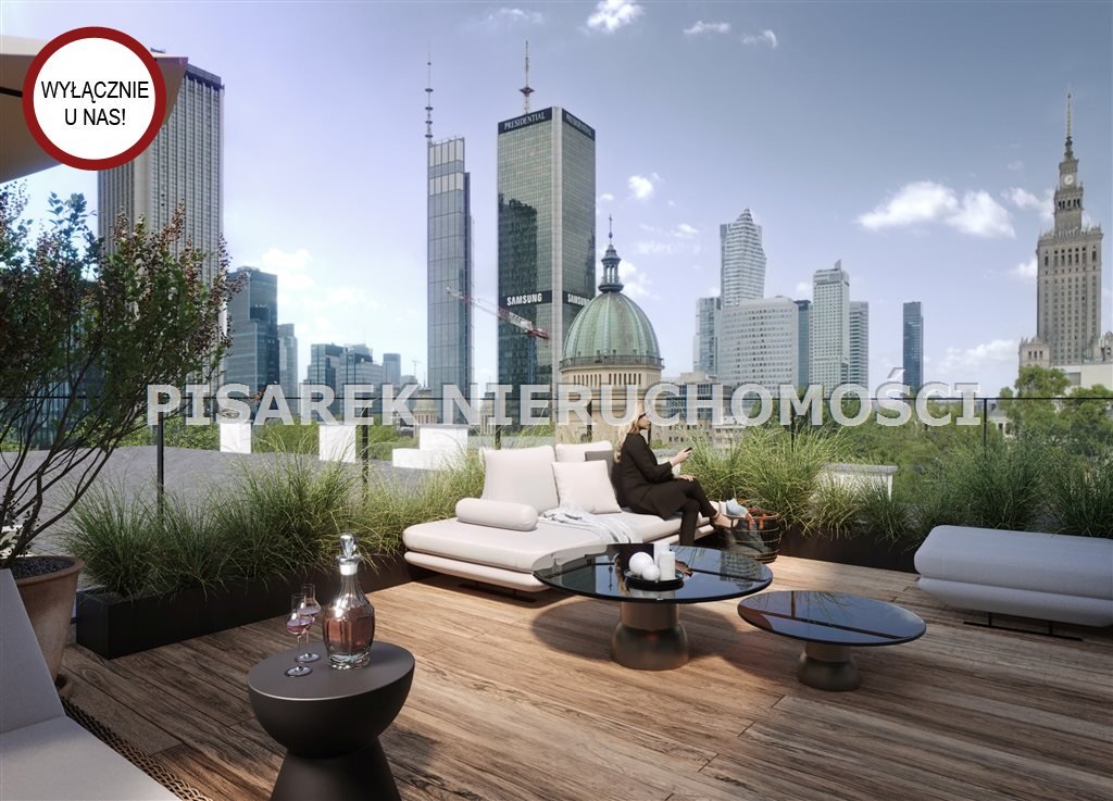Unikatowy apartament 50 m² z tarasem na dachu w Centrum Warszawa, Śródmieście, Centrum  50m2 Foto 1