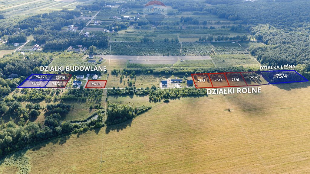 Działka budowlana na sprzedaż Kocerany, Akacjowa  1 624m2 Foto 1