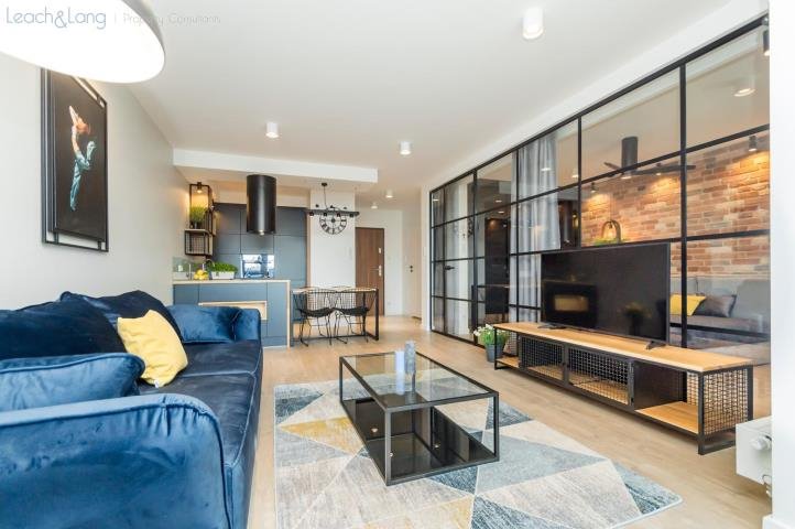 Nowoczesne loftowe mieszkanie z widokiem na Wisłę, miejsce w garażu Kraków, Dębniki, Madalińskiego, gen. Antoniego Józefa  52m2 Foto 1