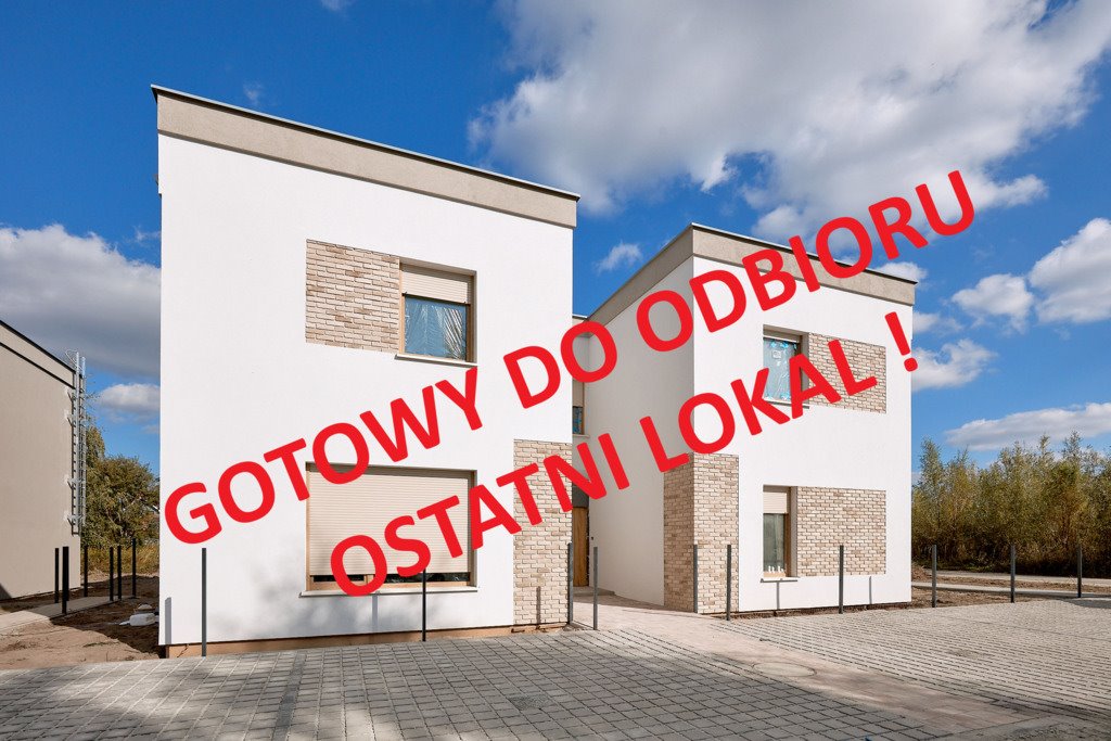 Nowoczesny dom z ogródkiem w willi miejskiej (77,70 m²) Gruszczyn  78m2 Foto 1