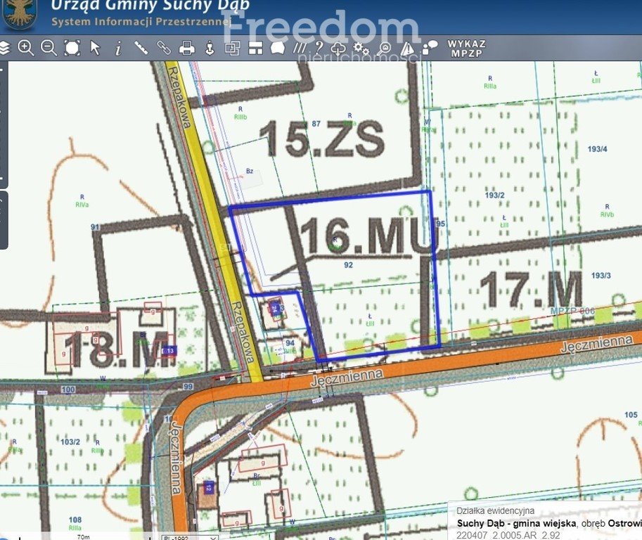 Działka budowlana na sprzedaż Ostrowite, Rzepakowa  2 449m2 Foto 10