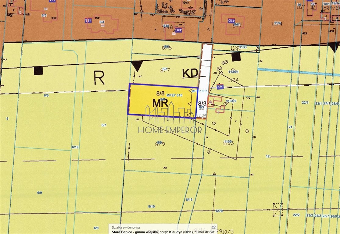 Działka budowlana na sprzedaż Klaudyn, Klaudyńska  1 200m2 Foto 1