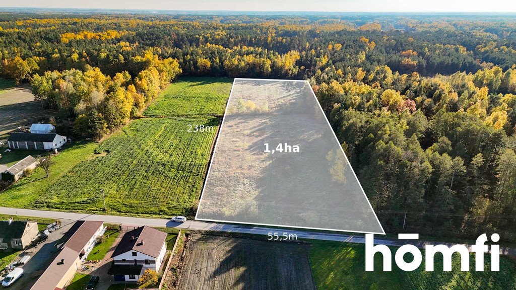 Działki rolno-budowlane w Wólce Dąbrowskiej, 14 500 m2 Wólka Dąbrowska  14 500m2 Foto 1