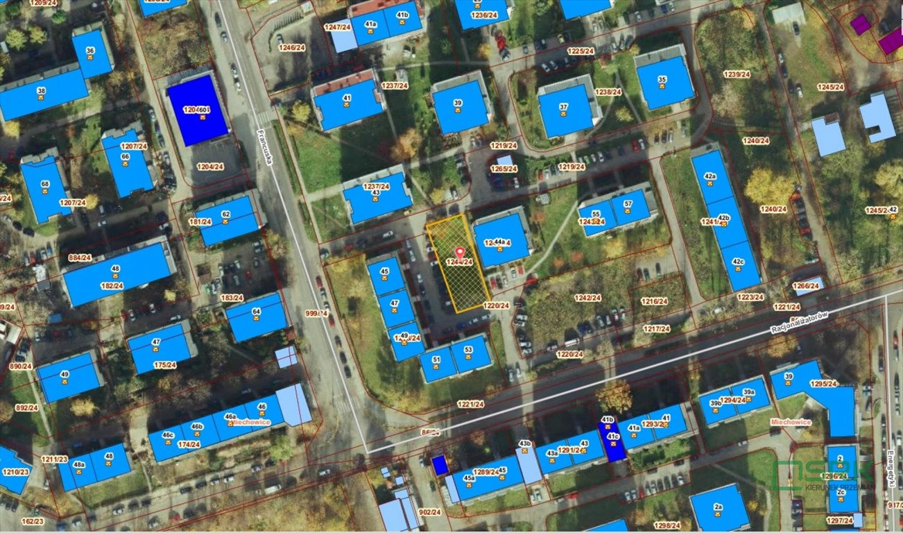 Działka 526 m² pod wielorodzinną zabudowę - polecam Bytom, Miechowice, Francuska  526m2 Foto 1